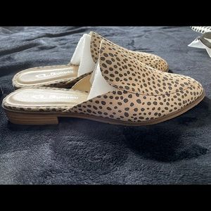 Leopard Print Mules